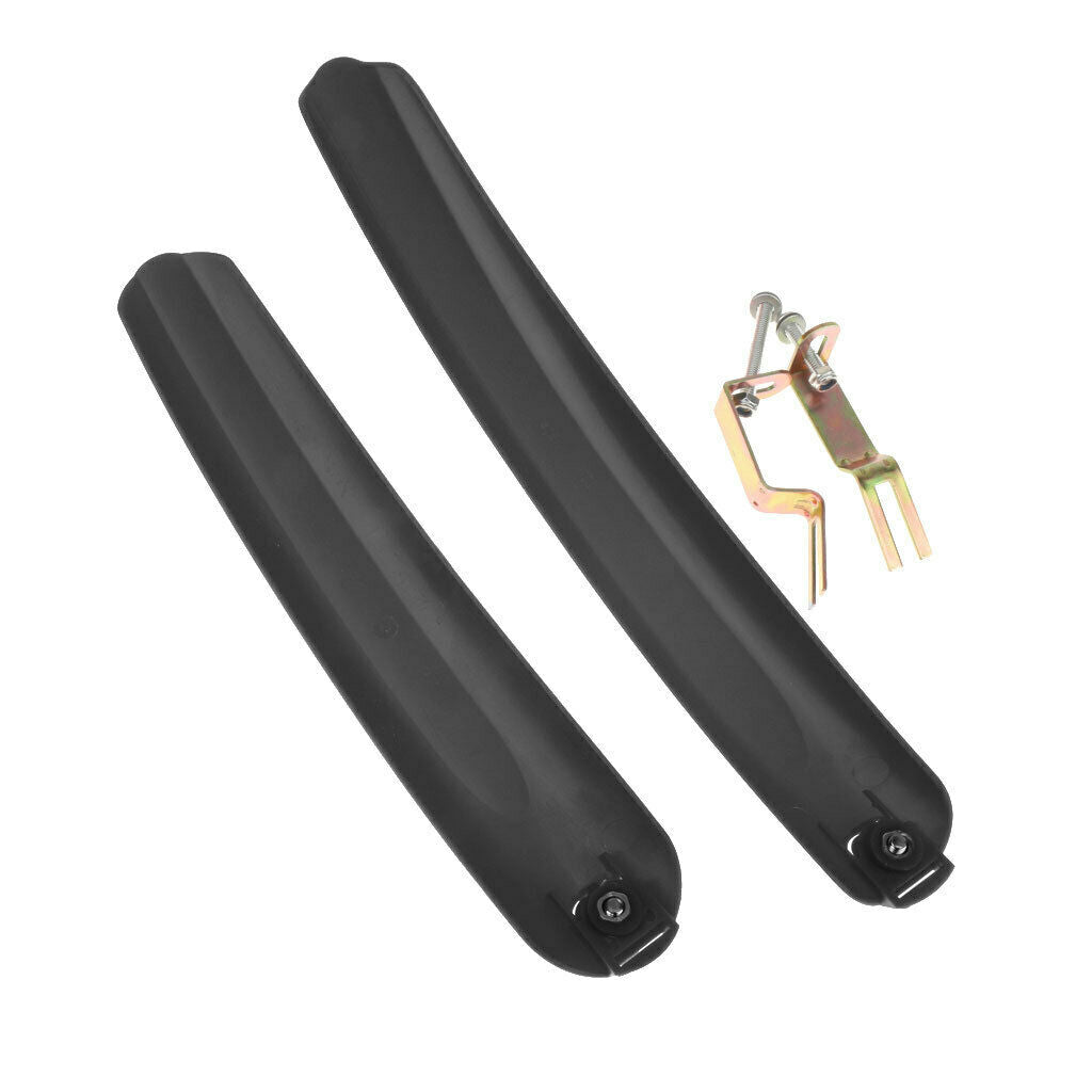 2x 14/ 16/ 20" Multicolor Front & Rear Mountain Bike/  Fenders Mudguards Black