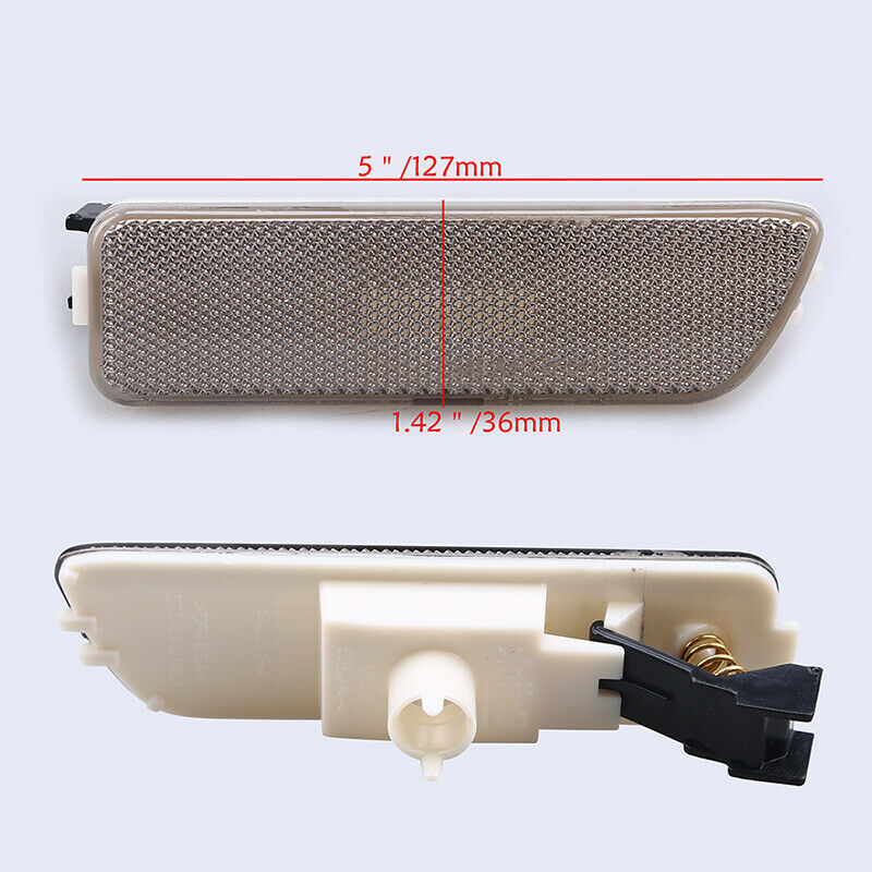 Front Left Driver Side Marker Light Housing Grey Len Fits VW Golf/R32/GTI/Rabbit