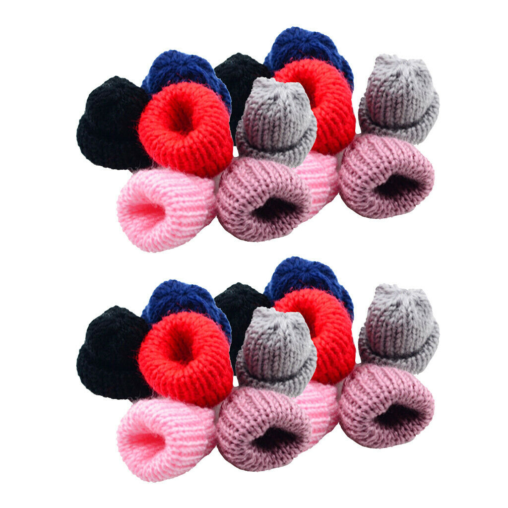 Lots 24 Handmade Knitting Wool Hat Caps for Craft Hair Accessories Ornaments