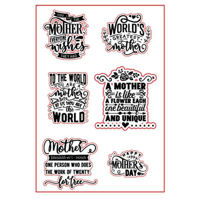 Mother's Day Silicone Clear Seal Stamp DIY Scrapbooking Embossing Photo Album