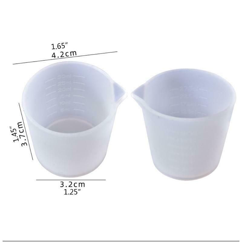 30ML Silicone Measuring Cup Handmade DIY Jewelry Making Tools Measure Accessory