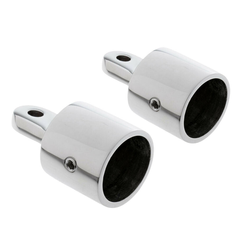 2 Pieces Eye End   Bimini Top Fitting Boat Hardware 316 Stainless Steel