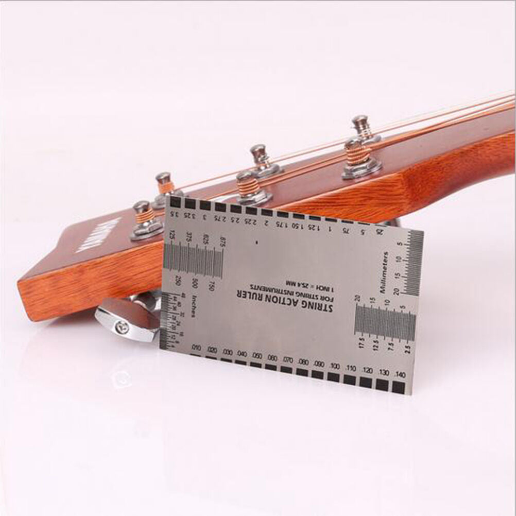String Act Gauge Rulers Guide Setup Guitar Bass Electric Measuring Luthier.l8