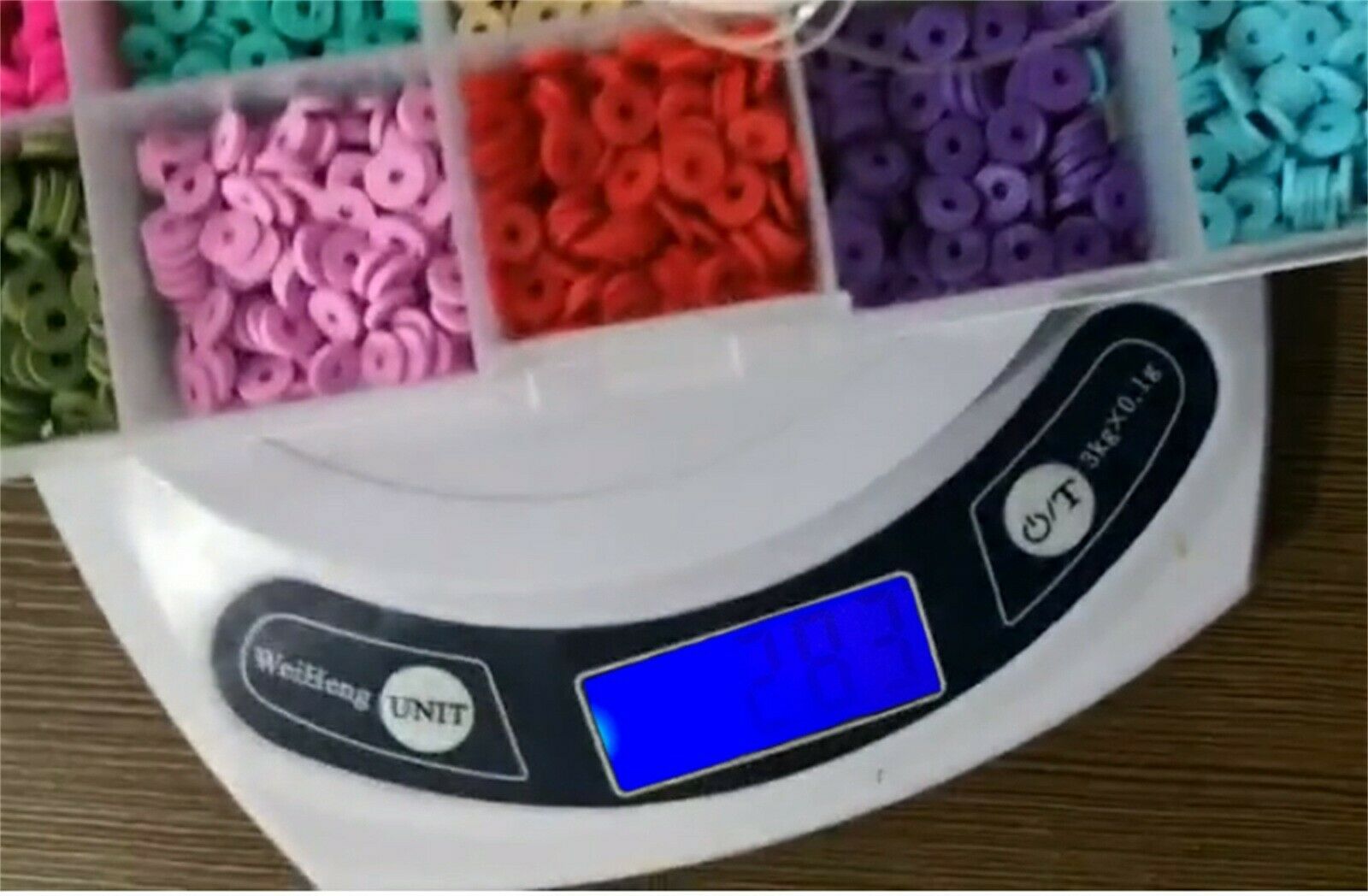 4426PCS 6MM RAINBOW COLOURS SPACE POLYMER BEADS FOR JEWELLERY MAKING