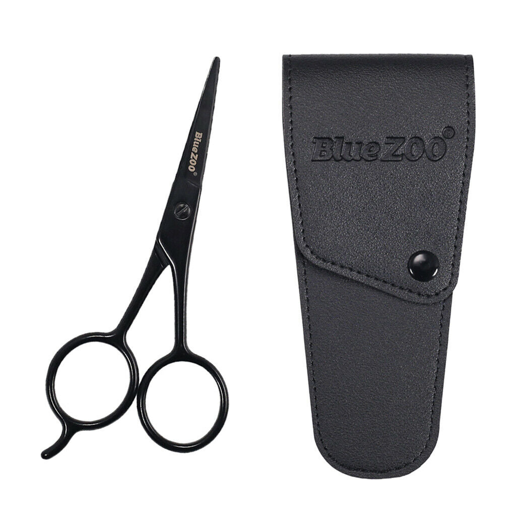 Stainless Steel Beauty Beard Mustache Eyebrow Nose Trimming Scissor Clippers