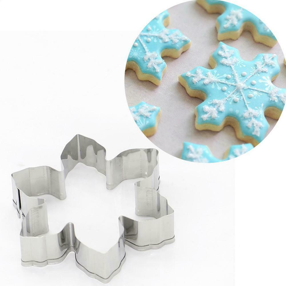 14pcs Stainless Steel Christmas Molds Mould Biscuit Cutting Baking Tools @