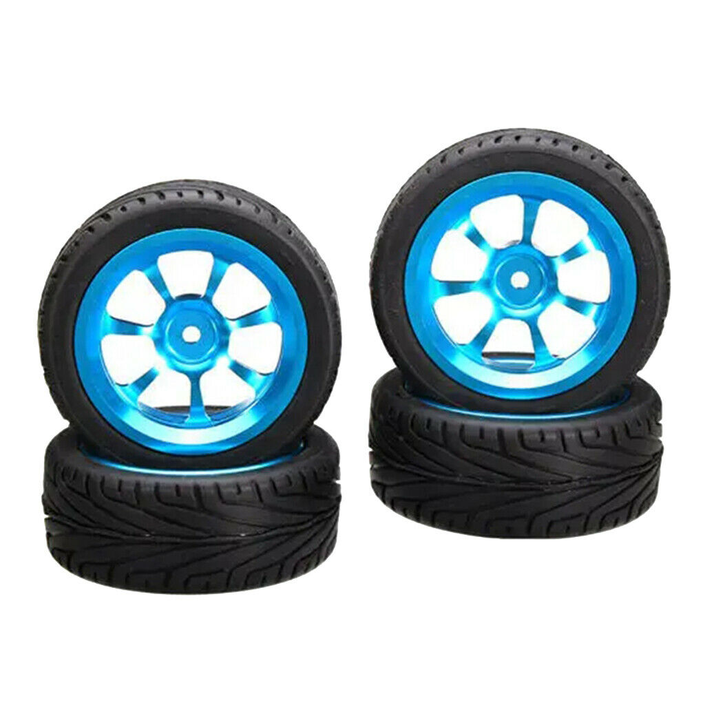 4Pcs 1/14 Large Size Tyres Accessory Replacement Parts fits Wltoys 144001