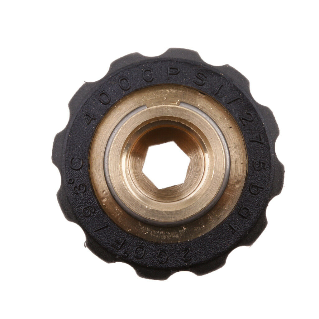 Brass Coupling Female 1/4 To Female M22x1.5 14mm Pressure Washer Fitting