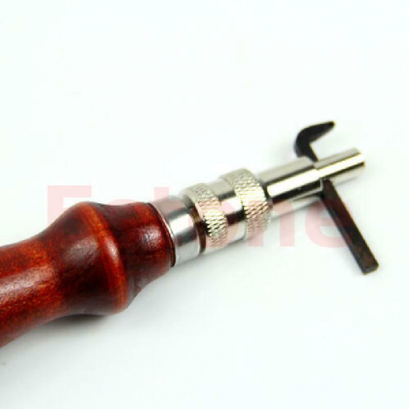 Adjustable Leather Edge Stitching Groover Leathercraft Groove Gouge Working Tool