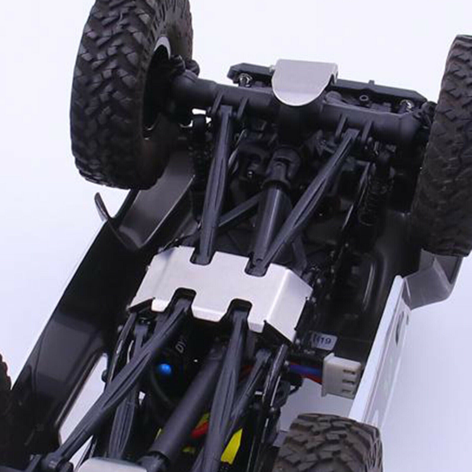 Stainless Steel Chassis Armor for Axial SCX24 AXI00002 Car DIY Accessory