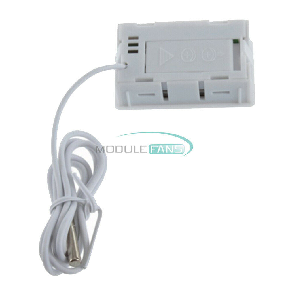 Mini Digital LCD Gauge Insert Temperature Thermometer Thermograph with Probe
