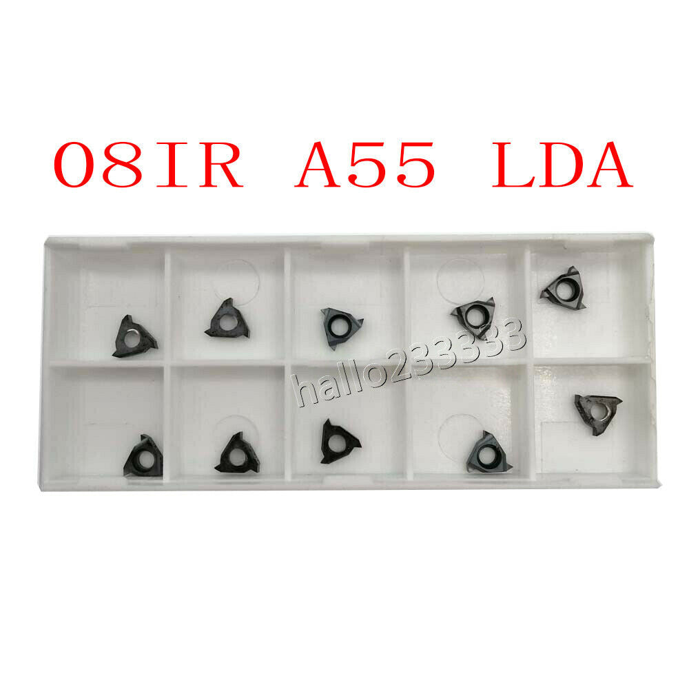 5PCS 08IR A55 LDA CNC lathe Tool Threading Insert Carbide Insert For P.M.K