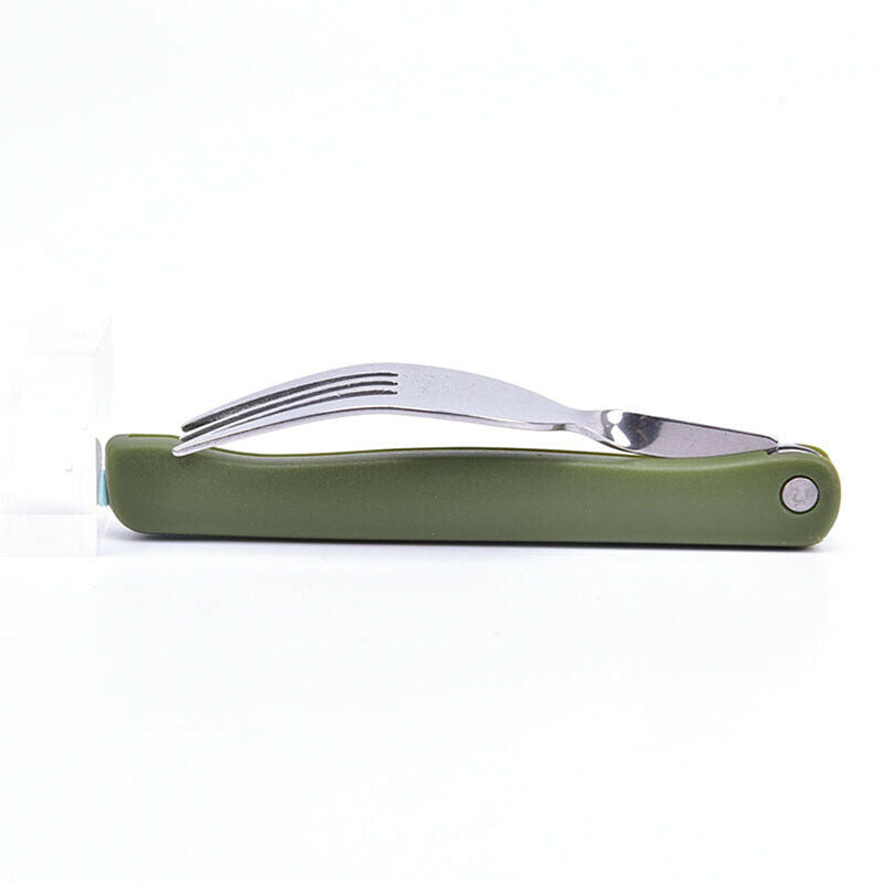 Portable Mini Tableware Set outdoor Tool Folding Cutlery Set Spoon Fork Knif SJ