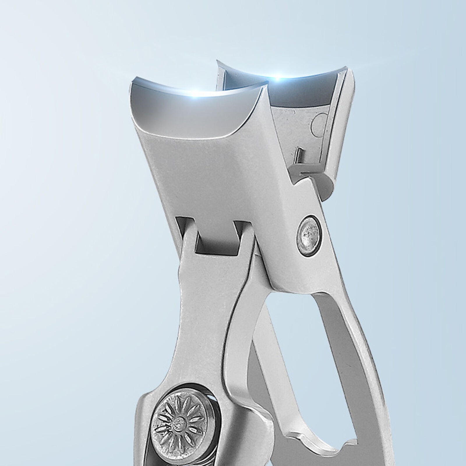 Portable Ultra Sharp Nail Clippers Steel Wide Jaw Opening Anti Splash