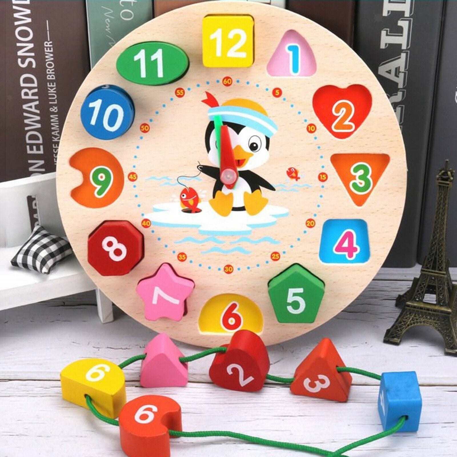 Wooden Puzzle Toys Puzzle Toys Clock Shape