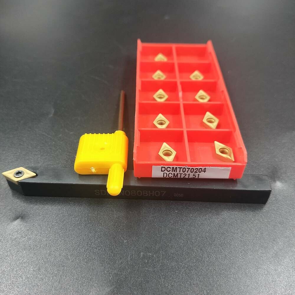 SDNCN0808K07 Lathe External Turning Tool Holder+ DCMT070204 BP010 Turning insert