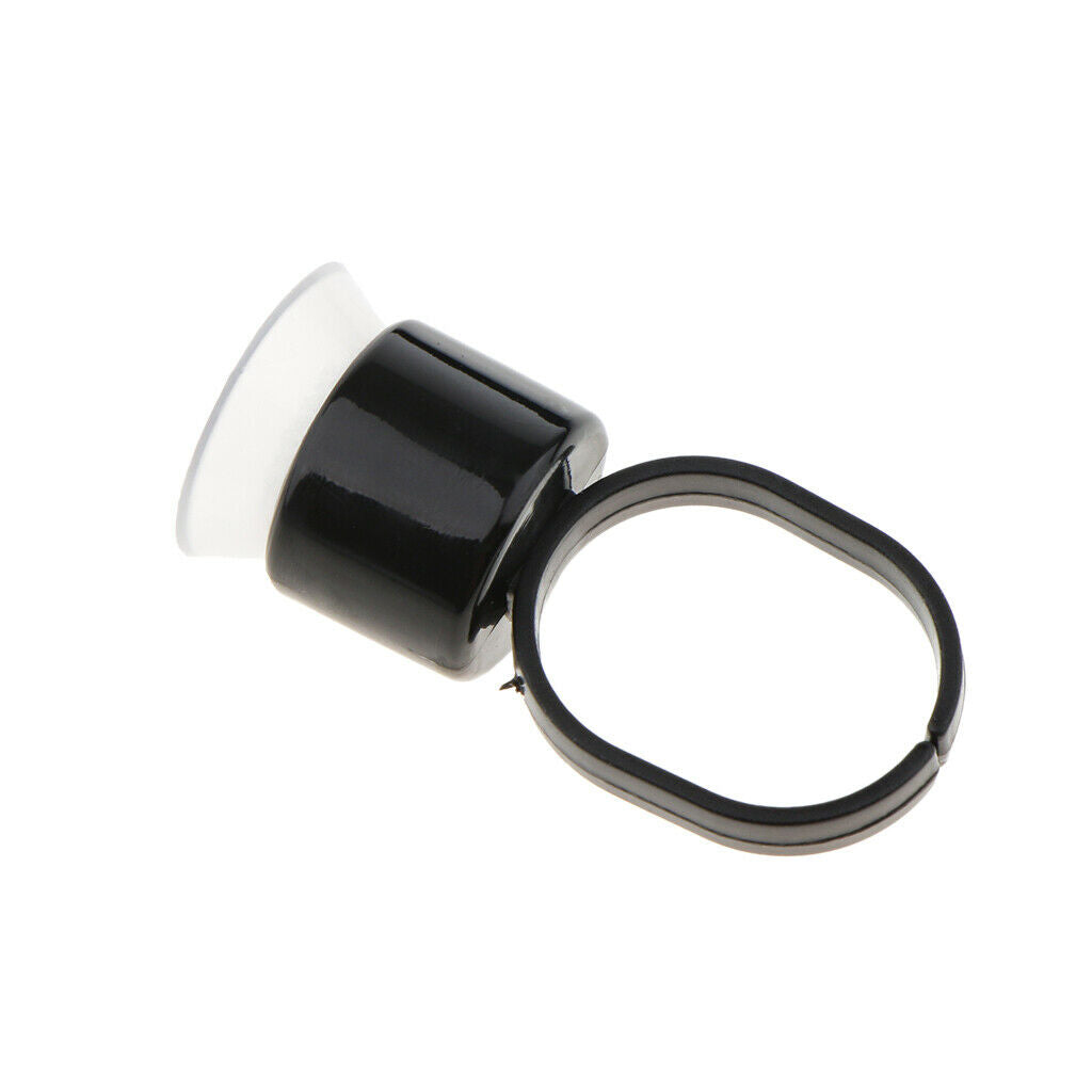 10pcs Microblading Tattoo Pigment Ink Glue Sponge Cups Finger Ring Holder