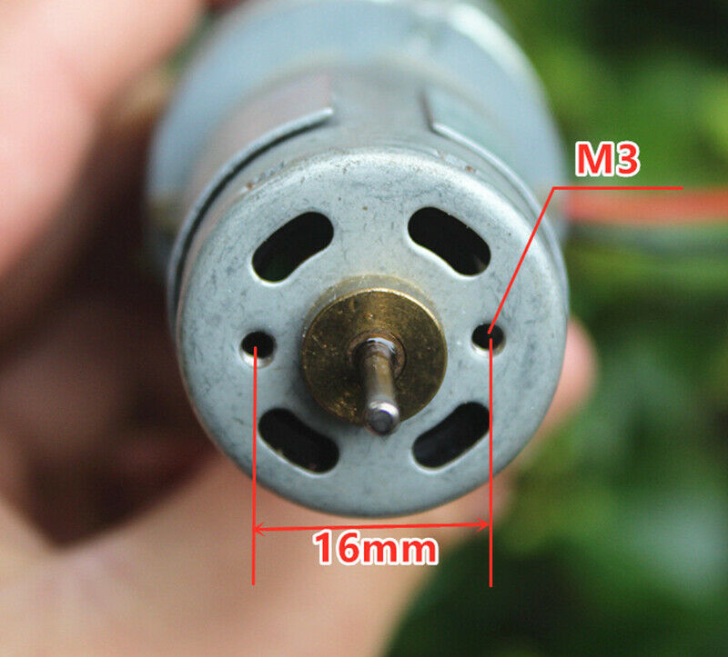 1pcs DC 6V 380motor electromagnetic brake permanent magnet motor high speed