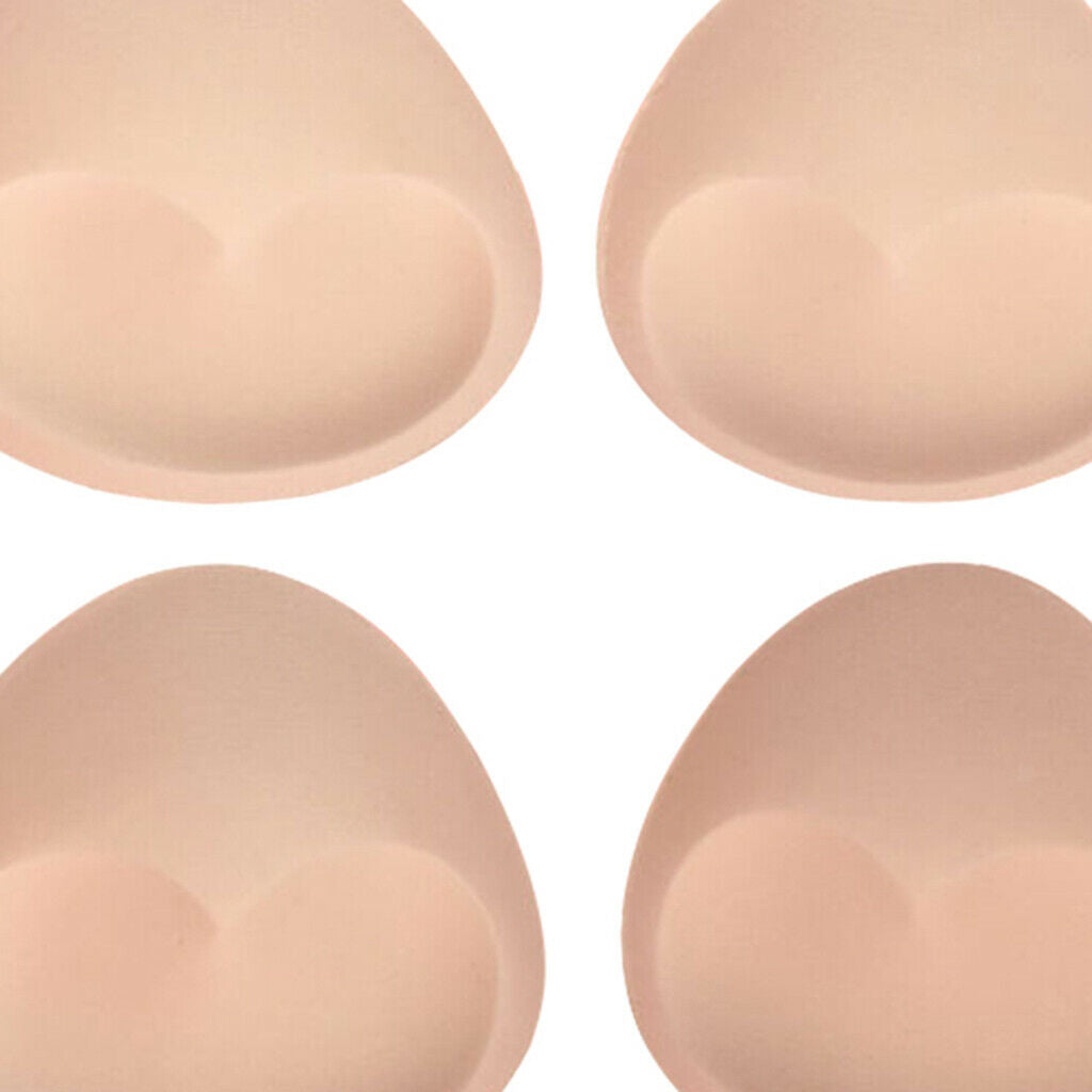 4 Pairs Pads For Bra Push-Up Enhancer Enhancer Bra For Swimsuit Bikini 10cm