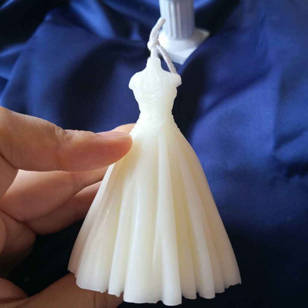 Scented Candle Bride Gown Design Small Essential Oil Decor Photo Props
