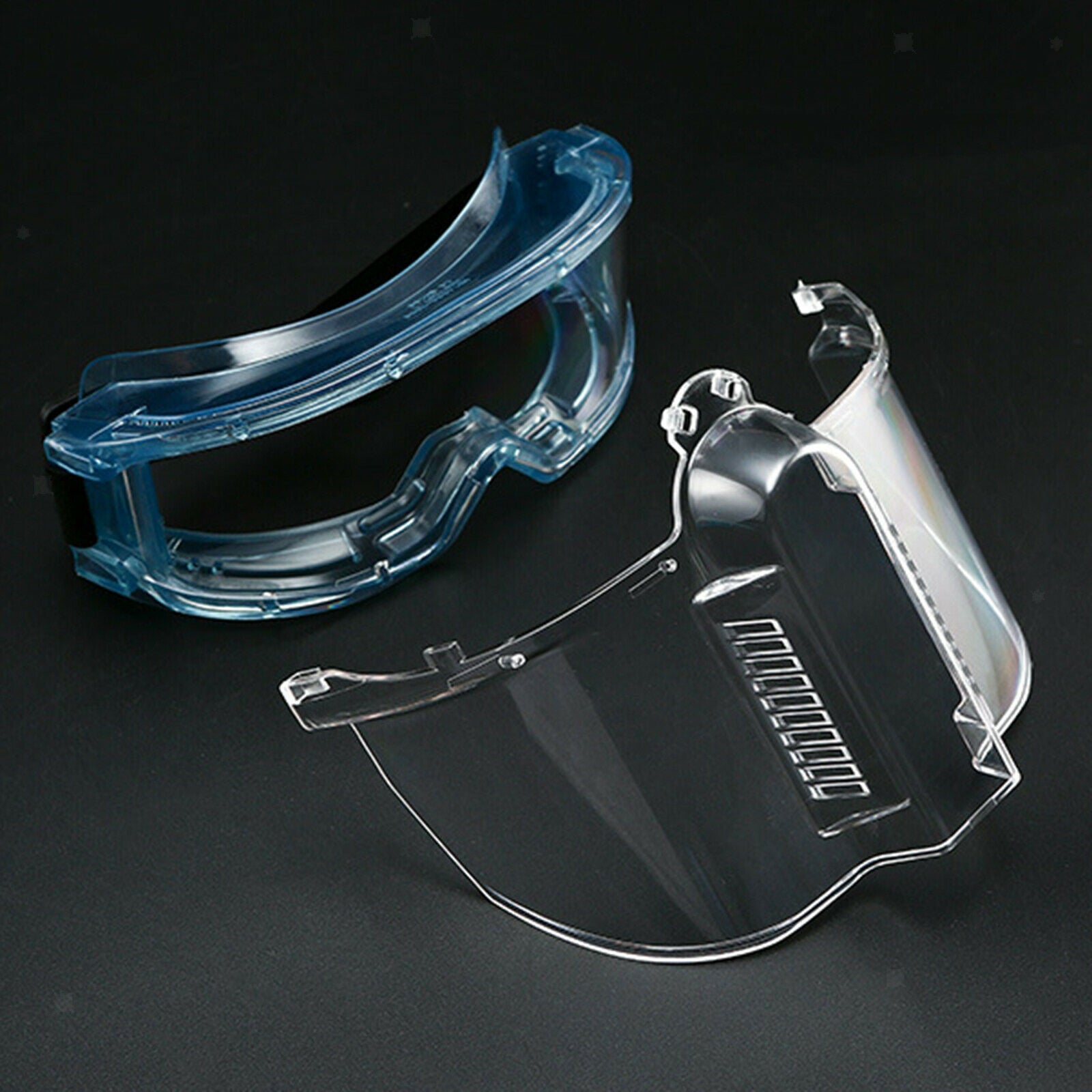 Goggles Face Shield Anti-Scratch Welding Work Visor Full Face Cover Headgear