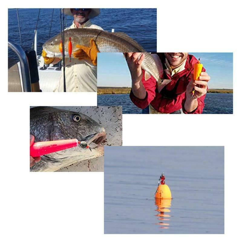 2 Pcs Fishing Bobber Slip Float Bobbers Fishing Float Foam Oval Stick Fish Float