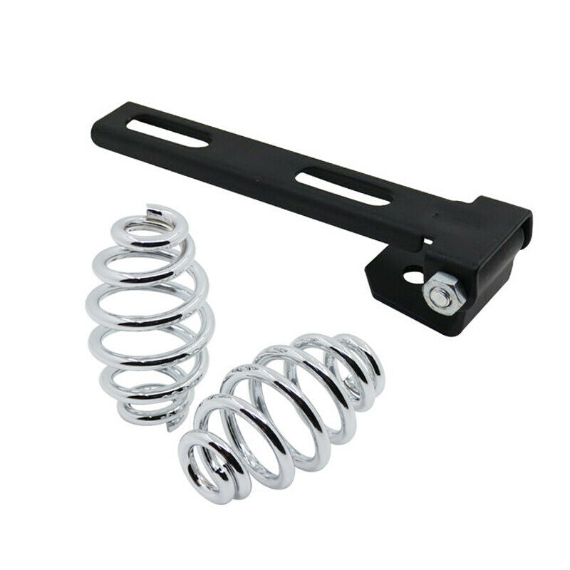 Motorcycle Stainless Steel Solo Seat 3" Barrel Springs Bracket Mounting Kit