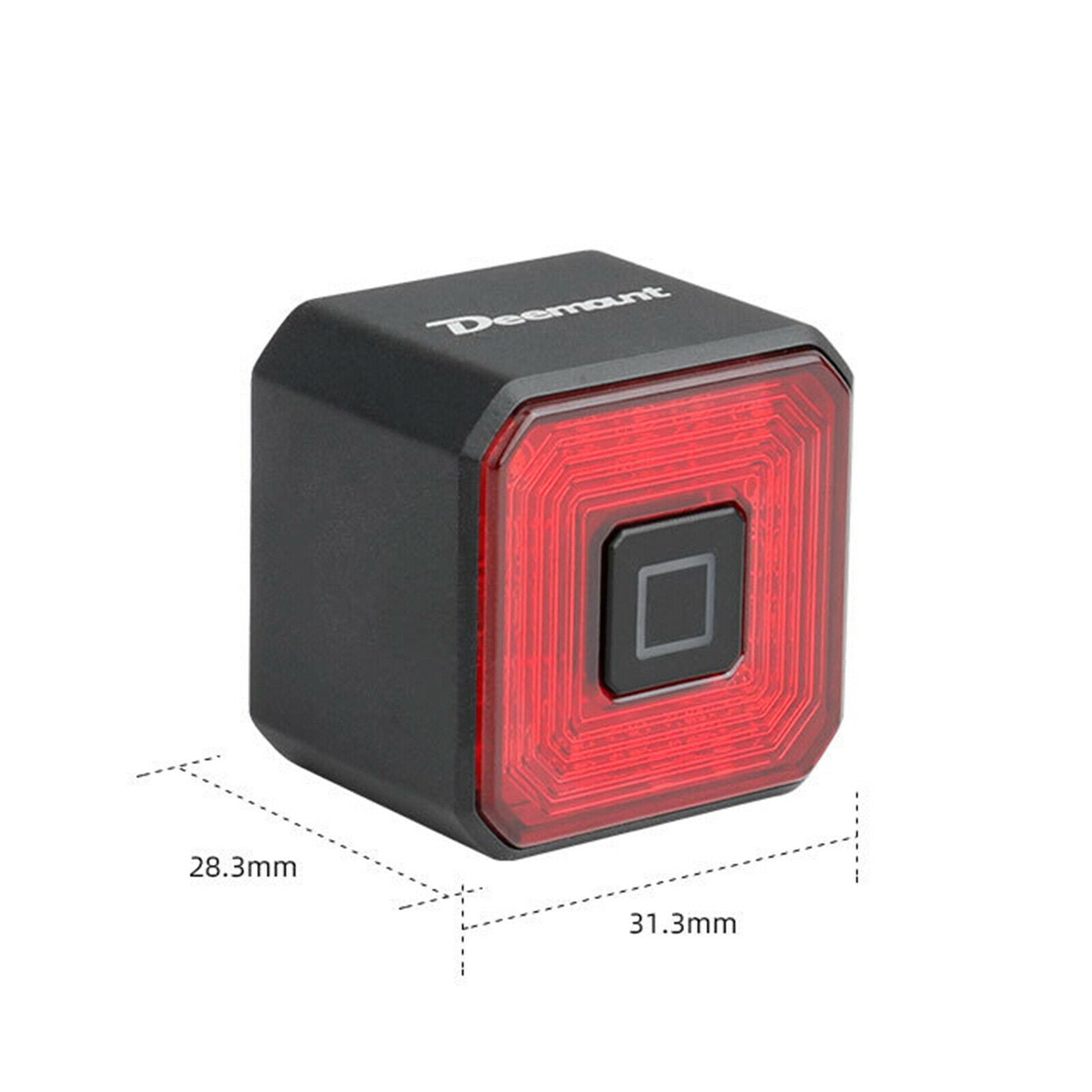 Smart Bike Tail Light Rear Lights  Flashlight USB Auto on/Off Sensor