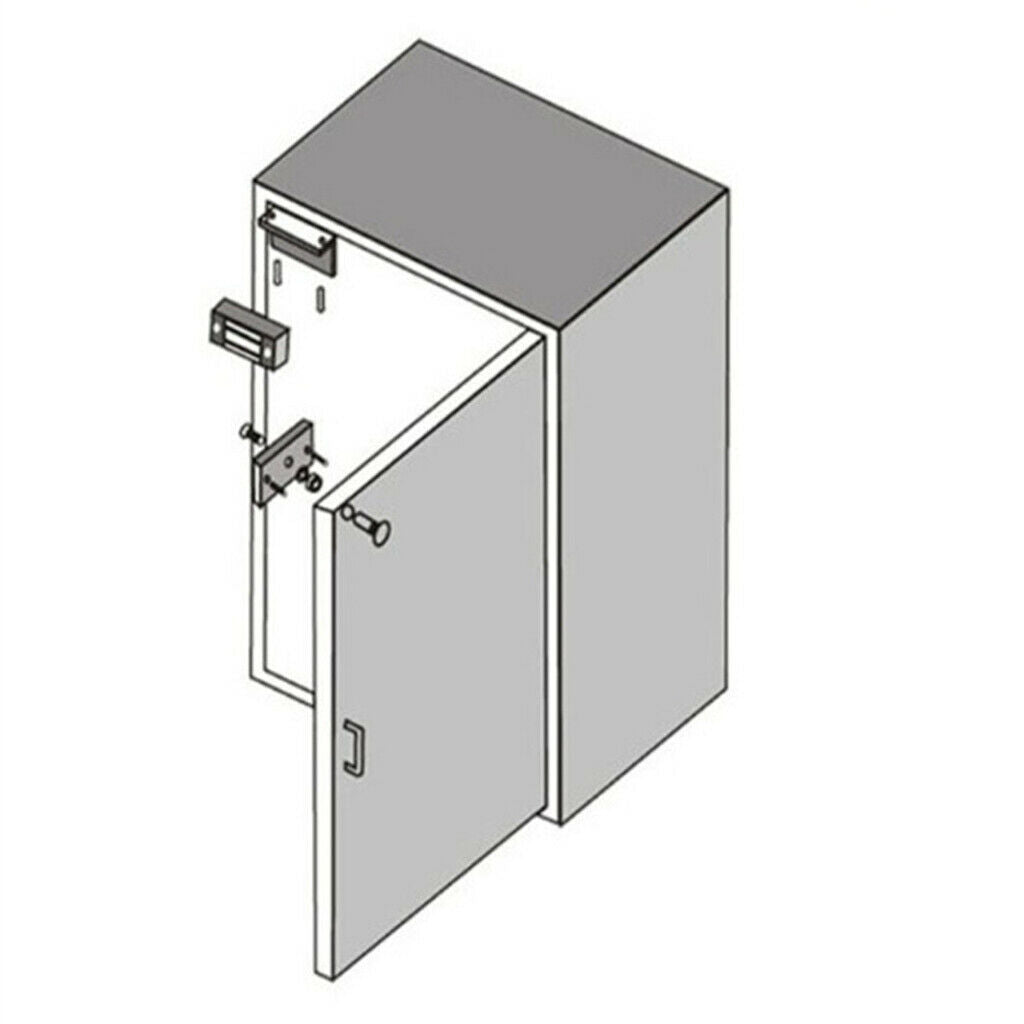 Smal DC12V Magnetic Cabinet Drawer Cupboard Lock Kits for Hotel Pub Club