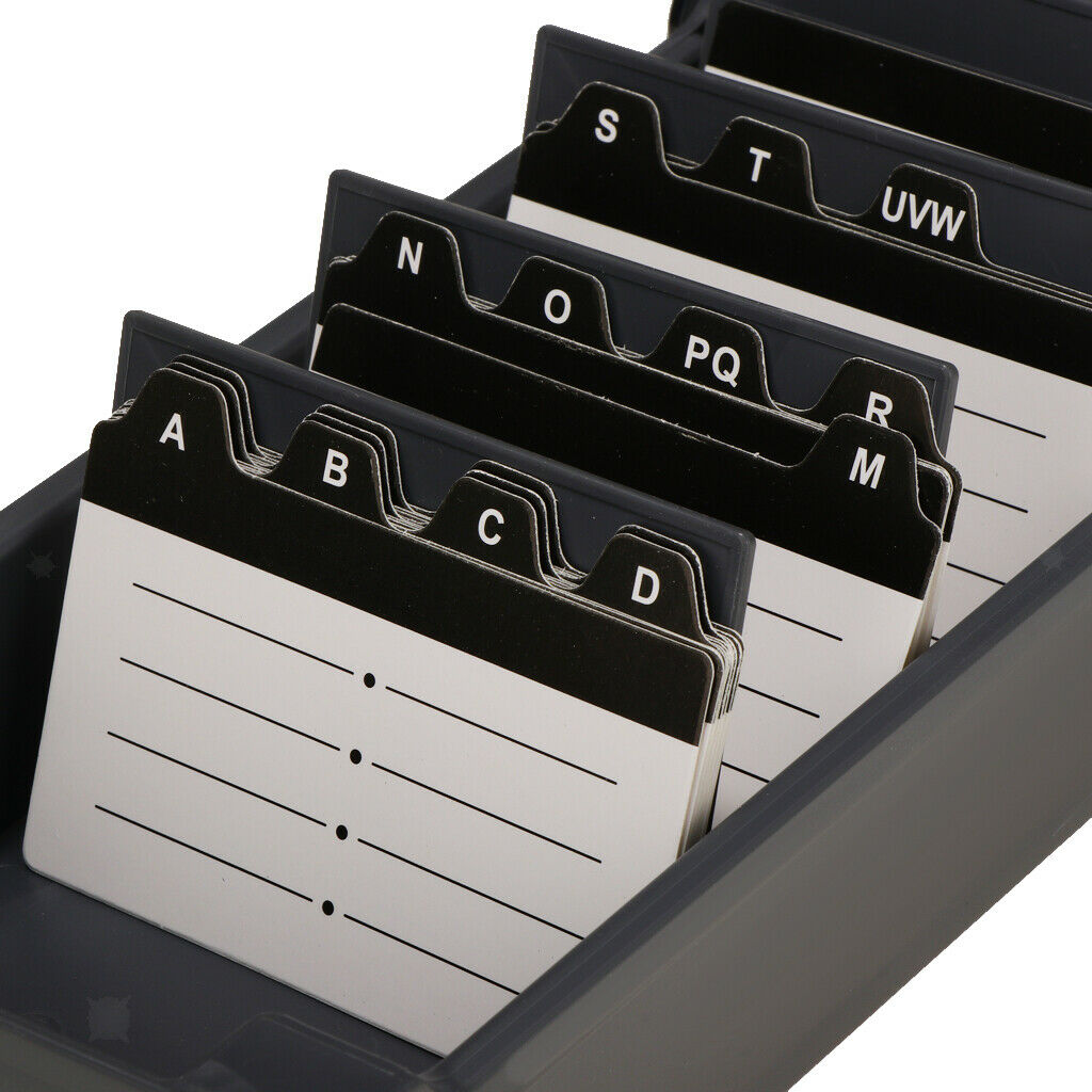 Office Supplies Business Card Holder Name Card Organizer Divider Index Tabs