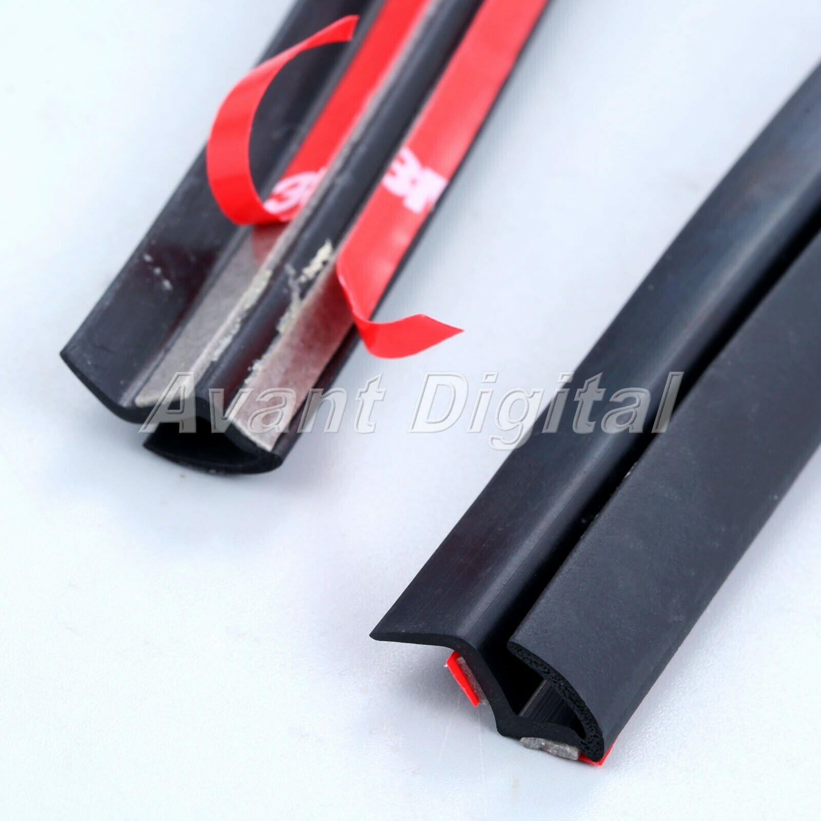 Car Waterproof Rubber Sealing Strips Mouldings Trim B/C Pillar Type 2 Meters 1Pc
