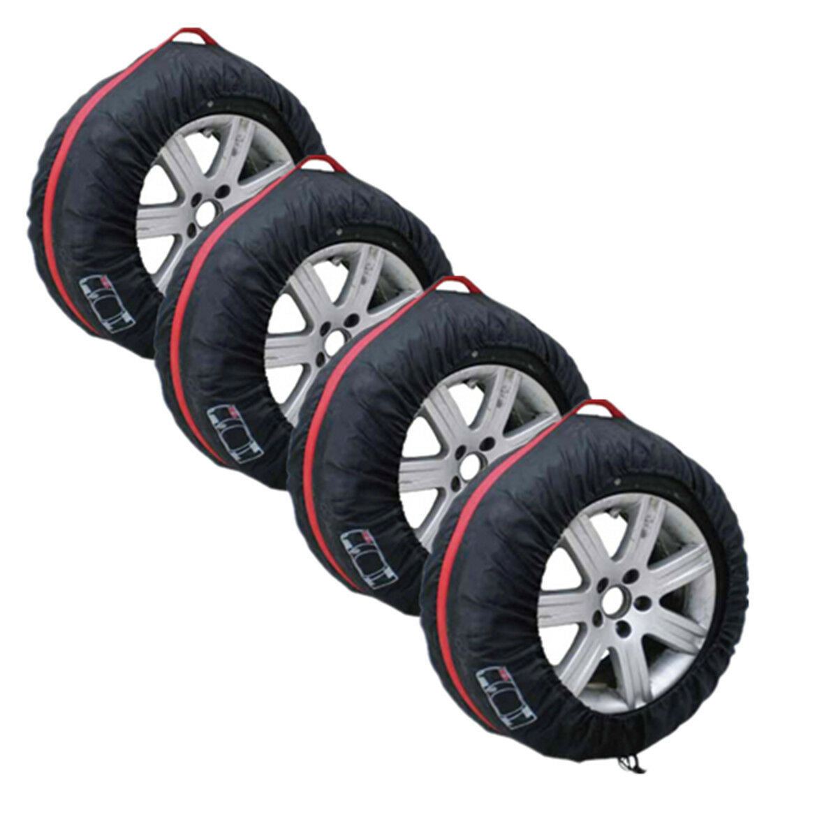 4xCar Truck Seasonal Spare Tire Protection Cover Tote Carry Storage Bags 16"-22"