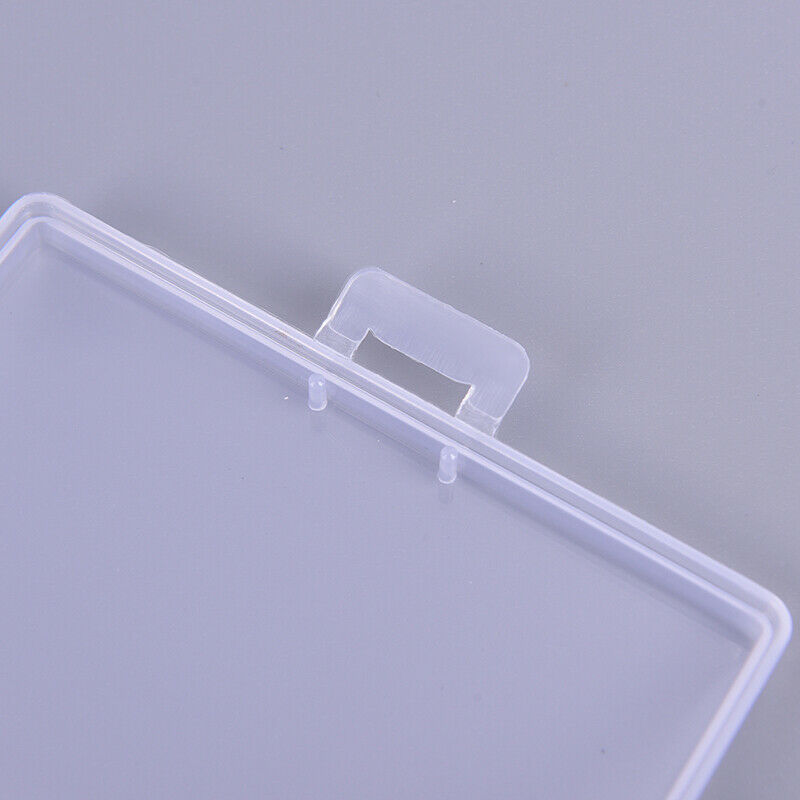 2pcs/set Transparent Plastic Boxes Playing Cards Container Storage Poker .l8