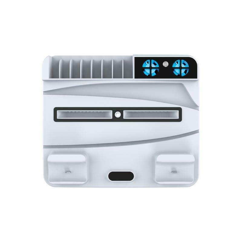 Dualsense Dock Cradle Charging Station Host Cooling Fan Game Disc Holder for PS5