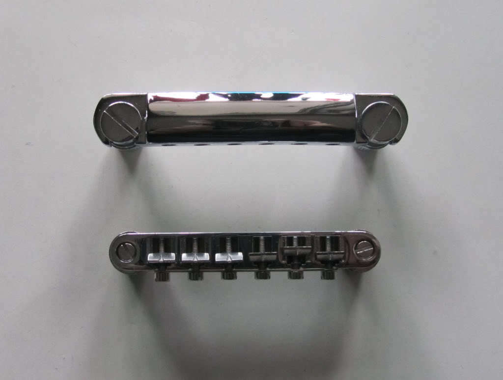 Chrome LP Guitar Tune-o-matic Bridge Tailpiece fits Epiphone LP/Les Paul