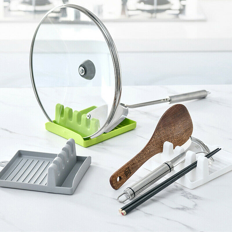 1PC Multifunctional non-slip plastic shelf kitchen spoon pad spatula she.l8