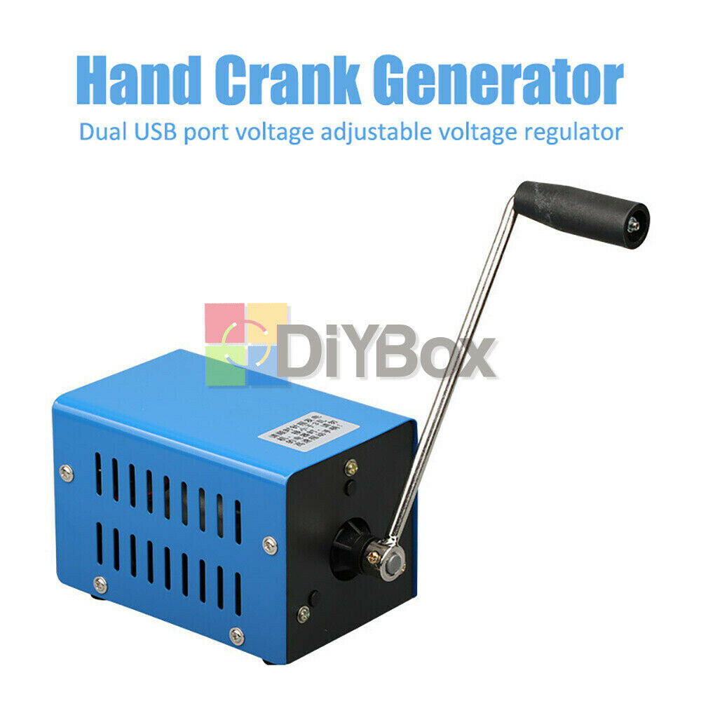 Multifunction Portable Manual Crank Generator Outdoor Emergency Survival Power