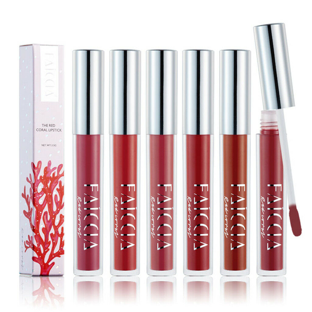 Makeup Velvet Matte Lip Glaze Lipstick Gloss Long Lasting Treasure color