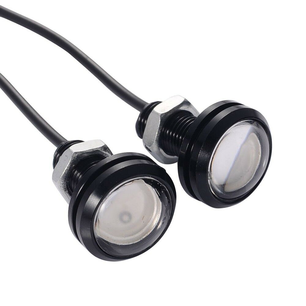2x RED Hawkeye LED Eagle Eye Light Lamp DRL Fit Boat Marine Car Motorcycle