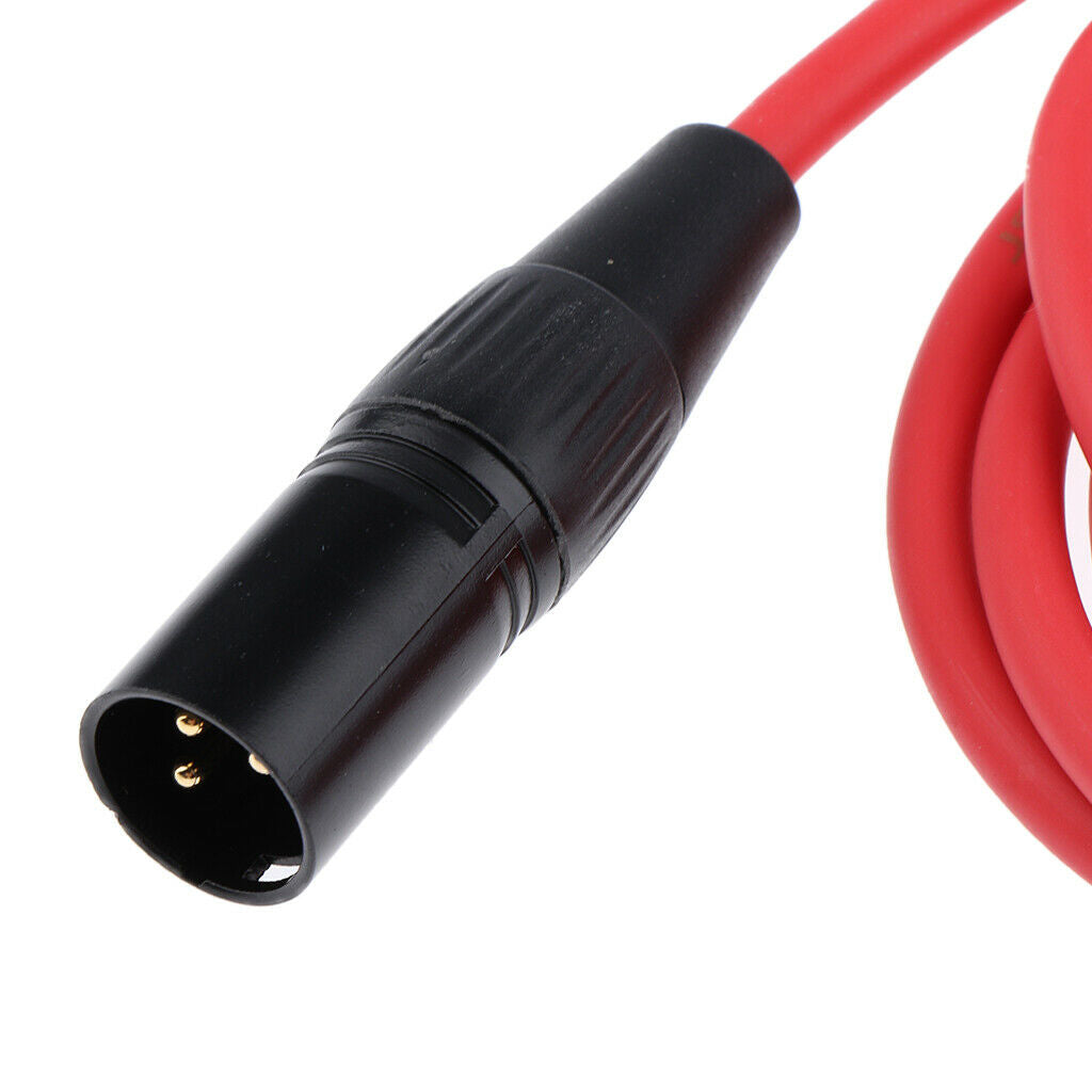 1.5meters RCA Male Mono Mini   To 3 Pin XLR Male Mixer Cable  5ft