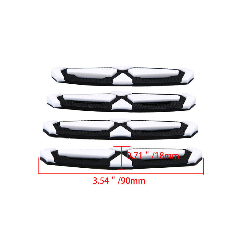 4Pcs/Set Car Door Edge Guard Strip Rubber Scratch Protector Strip Self Adhesive