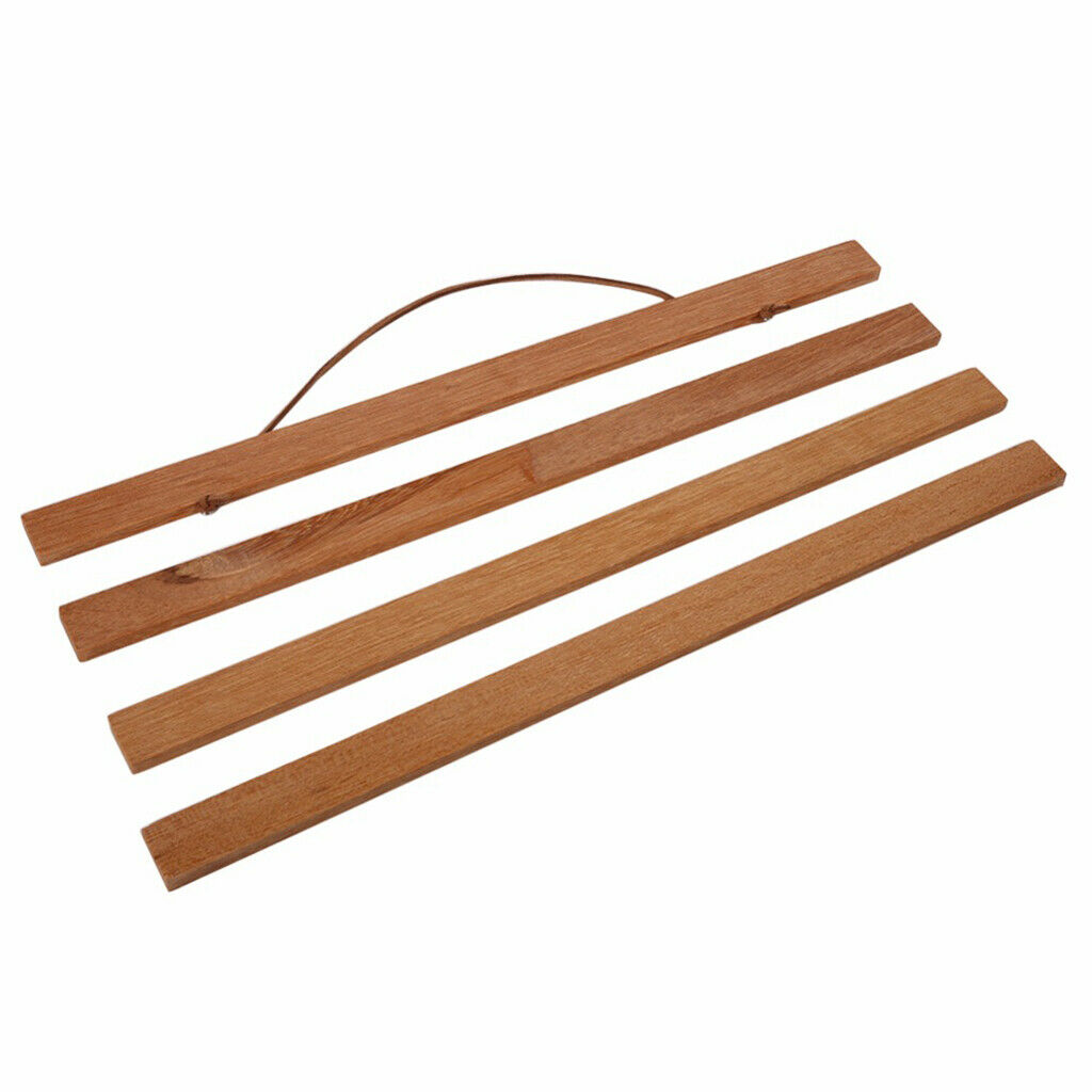 Wooden  Picture Frame Scroll Painting Poster Frame Hanger 40 & 50cm