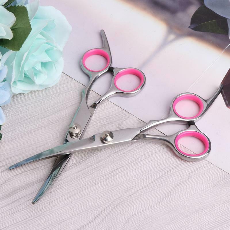 6" Stainless Steel Pet Gromming Curved Blade Scissors Dog Cat Cutting Hair