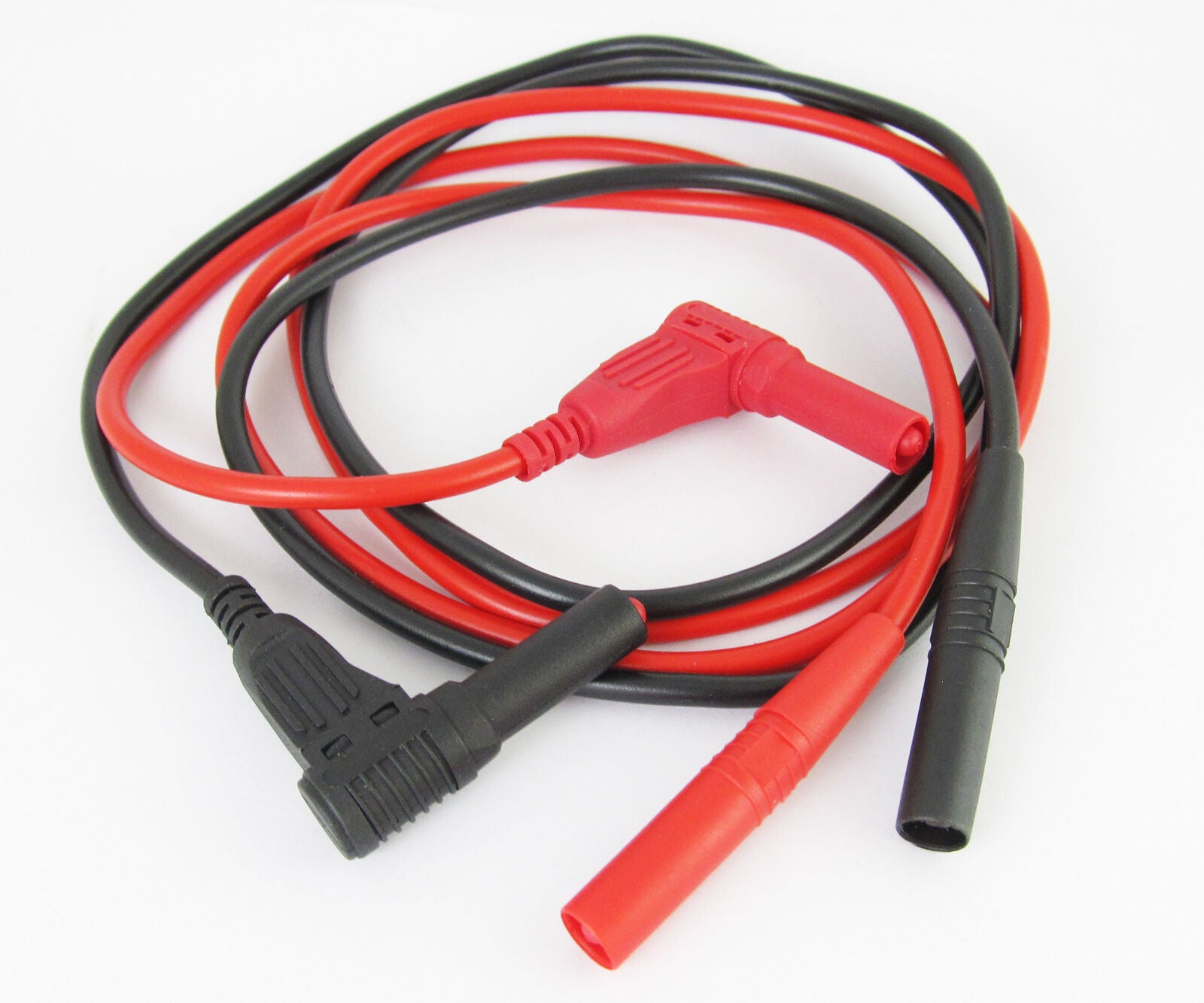 1set 1M Dual 4mm Insulated Banana Plug Silicon Convert Cable for Multimeter