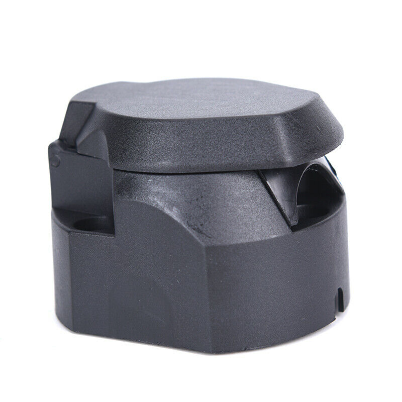 12V 7Pin Round European standard Trailer Caravan Connector Plug Socket Towb Qx