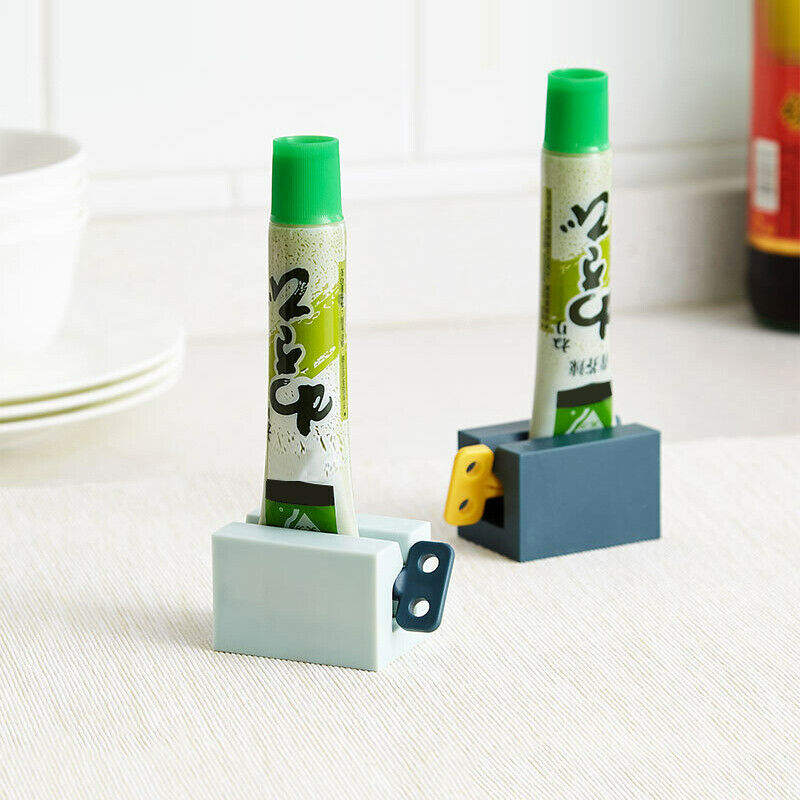 1PC Rolling Tube Manual Toothpaste Squeezer Dispenser Bathroom Set Access.l8
