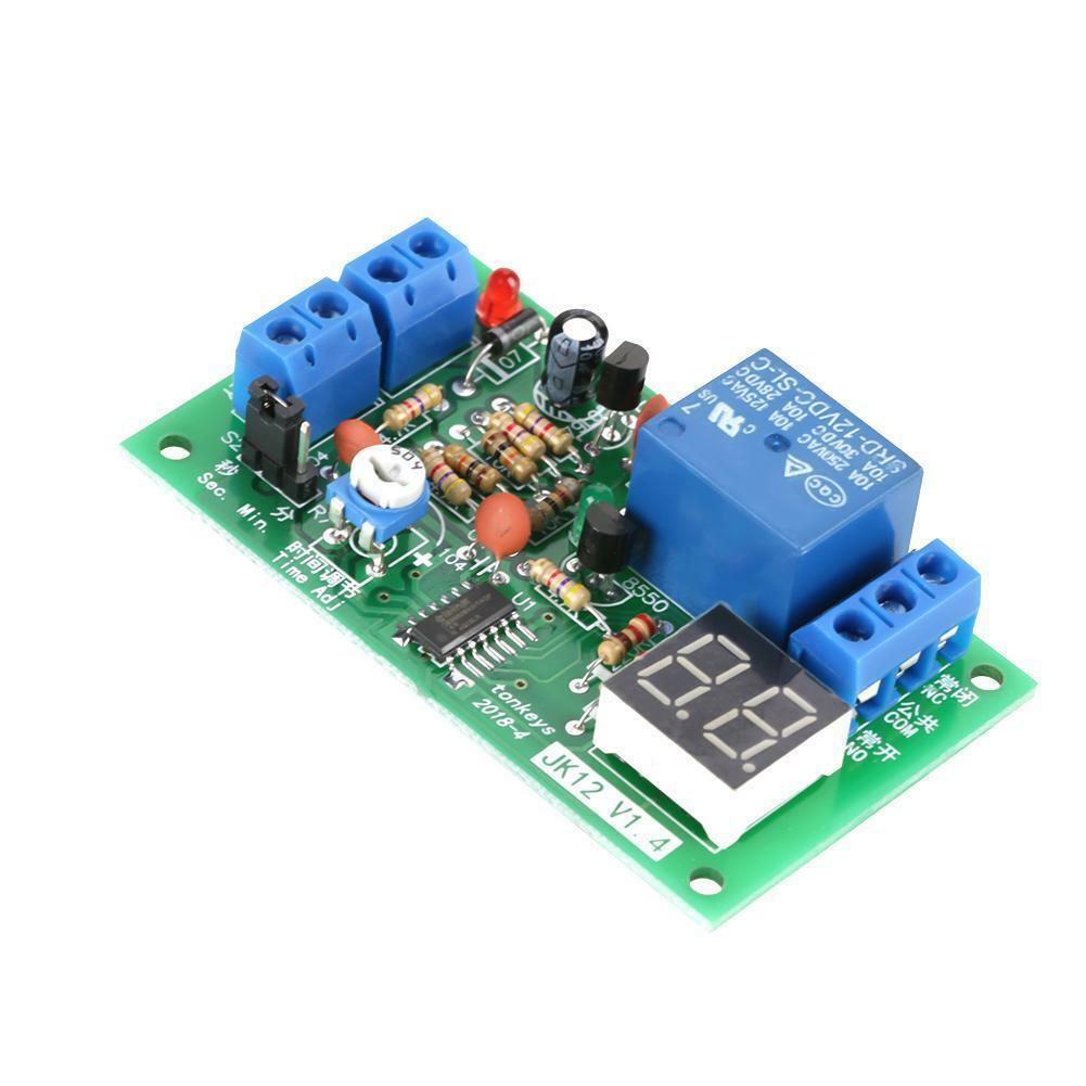 DC 12V LED Display Countdown Timing Timer Delay Turn OFF Relay Switch Module L70