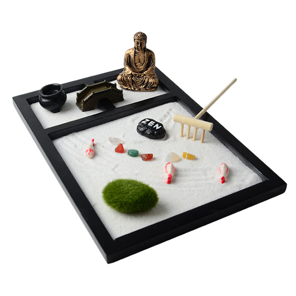 Garden Buddha On A Tablet