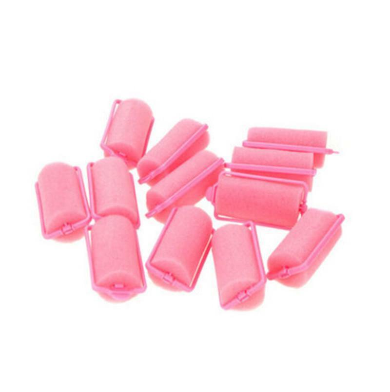 12 Pcs/bag Magic Curlers Twist Tool Sponge Foam Cushion Hair Styling Rollers BDA