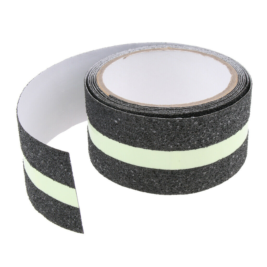 2Pcs 2m Luminous Anti Slip Adhesive Tape Glowing Strip Stair Step Floor Tape